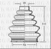BORG & BECK BCB2327 Bellow, driveshaft